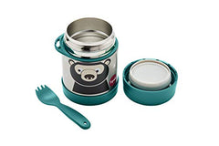 3 Sprouts Stainless Steel Food Jar and Spork for Kids - Bear