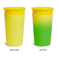 Munchkin Miracle 360 Color Changing Sippy Cup, 9 Oz, Yellow