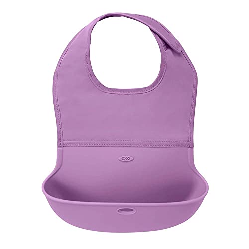 OXO Tot Roll-Up Bib, Lilas