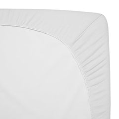 American Baby Company 100% Natural Cotton Value Jersey Knit Fitted Pack N Play Playard Sheet, White, Soft Breathable, for Boys and Girls