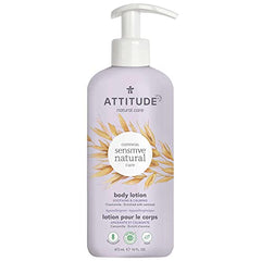 ATTITUDE Soothing Body Lotion for Sensitive Skin Enriched with Oat and Chamomile, EWG Verified, Hypoallergenic, Vegan and Cruelty-free, 473 ml