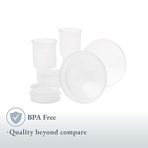 Ameda Custom Fit Breast Flange | Size Medium 28.5mm -Large 30.5 mm| Designed to work with all Ameda HygieniKit milk collection systems and breast pumps