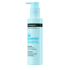 Neutrogena Cleanser, Skin Balancing Gel Cleanser With 2% Polyhydroxy Acid (Pha), purifying face Wash for Normal & Combo Skin, 186mL