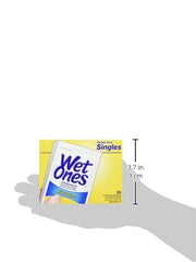 Wet Ones Antibacterial Hand Wipes, Citrus Scent, 28 Individually Wrapped Wet Wipes