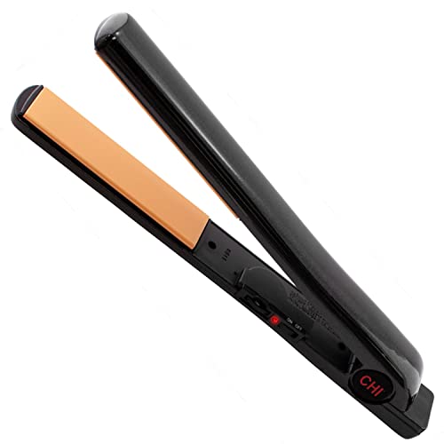 CHI Air Expert Classic Tourmaline Ceramic Flat Iron, Onyx Black, 1.43 lb, 1"