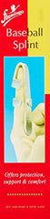 Flamingo Baseball Splint - Straightening Finger Corrector Brace for Fracture, Ligament, Arthritis, Dislocation, Trigger Finger, Muscle - Aluminium with Foam Padding Splint - X-Large, White