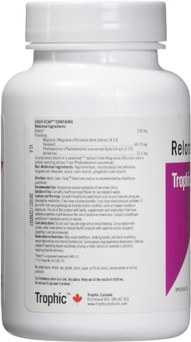 Trophic Relora (250mg), 60 Count