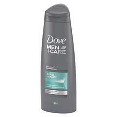 Dove Men+Care Shampoo for men with fine and thin hair, Aqua Impact, 355 ML