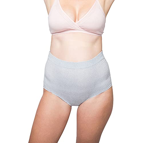 Disposable High Waist C-Section Postpartum Underwear by Frida Mom |Super Soft, Stretchy, Breathable, Wicking, Latex-Free - Size - Petite, 8 Count