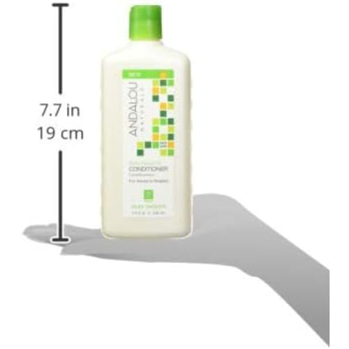 Andalou Naturals Exotic Marula Oil Conditioner - Silky Smooth Hair Conditioner for Defiant, Curly & Coarse Hair, 340 mL
