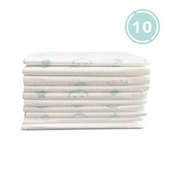 Baby Works - Disposable Change Pads, Waterproof & Leak-Proof Changing Pad, Super Soft, for Babies & Toddlers - 68x45 cm, 10 Count