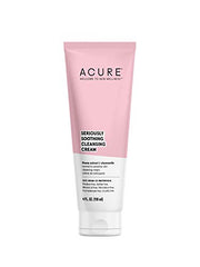 ACURE Seriously Soothing Cleansing Cream | 100% Vegan | For Dry to Sensitive Skin | Peony Extract & Chamomille - Soothes, Hydrates & Cleanses | 4 Fl Oz