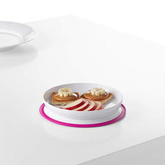 Oxo Tot Stick & Stay Plate, Pink, Suction Plate (61120800)