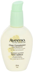 Aveeno Clear Complexion Daily Moisturizer - Face Wash, Salicylic Acid, Dry Skin & Oily Skin Cleanser - 120ml (Packaging May Vary)