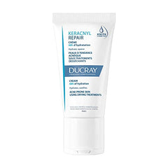 Ducray - Keracnyl Repair Cream - 48h Hydration - Acne-prone skin - Skin Dried Out By Drug Treatments - 50ml