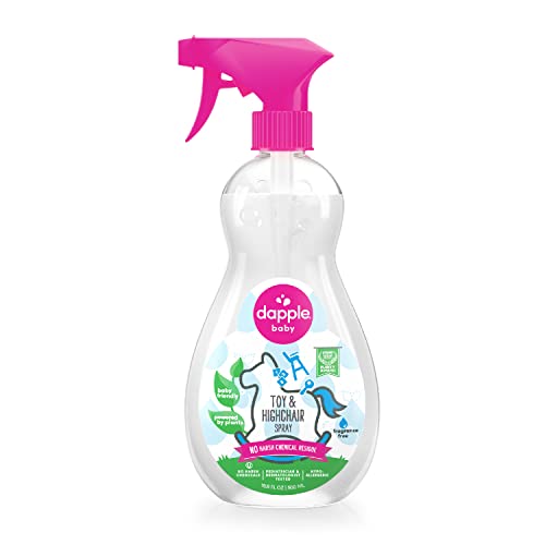 Dapple Baby Toy & Highchair Cleaning Spray, Fragrance Free, 16.9 fl.Oz