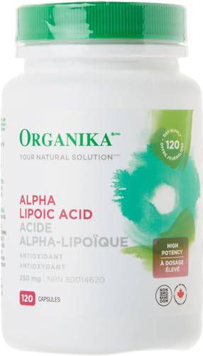 Organika Alpha Lipoic Acid (High Potency)- Liver Support, Antioxidant- 120caps