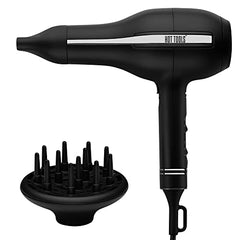 Hot Tools Pro Artist Black Gold Ionic Hair Dryer | 2000W Powerful and Fast Results