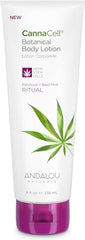 Andalou Naturals CannaCell Botanical Body Lotion - All Natural Body Lotion, Gentle and Effective for All Skin Types, 236 mL