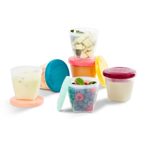 Babymoov Leak Proof Storage Bowls | BPA Free Containers With Lids, Ideal to Store Baby Food or Snacks for Toddlers (PICK YOUR SET SIZE)