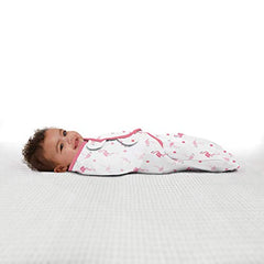 SwaddleMe Original Swaddle – Size Small/Medium, 0-3 Months, 3-Pack (Flamingo Fiesta)