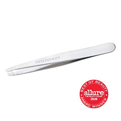 Tweezerman Slant Tweezer (Platinum Silver), 1 Count