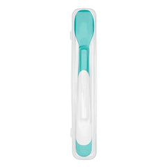 OXO Tot On-The-Go Infant Feeding Spoon with Case, Teal & Pink