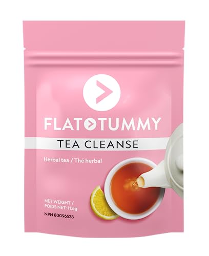 Flat Tummy Cleanse - Colon Cleanse with Senna Laxative for Constipation, Bloat and Gas Relief - Detox Cleanse ft. Dandelion Root - Bloating Relief Women