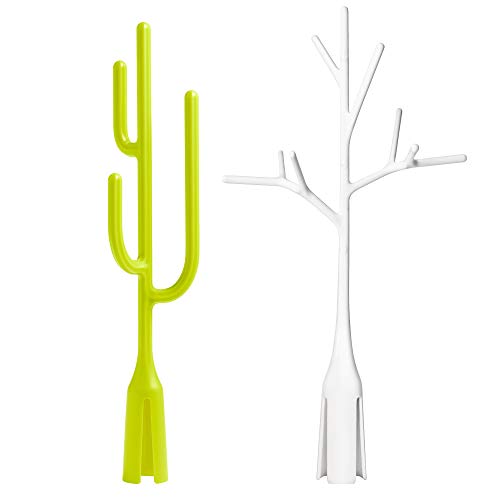 TOMY Boon Drying Rack Accessory, Twig and Poke (Pack of 2), White, green & white