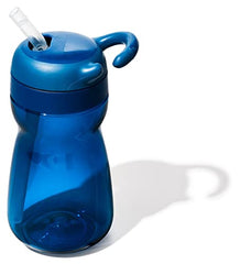 OXO Tot - 12oz Adventure Water Bottle - Spill-proof Straw - For Baby Toddler Tots - Navy