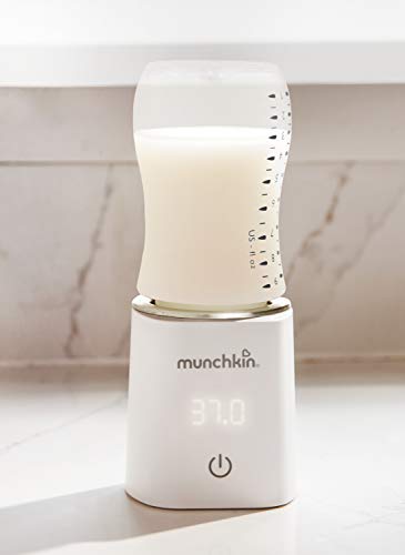 Munchkin 37 Degree Digital Bottle Warmer (Plug-in) with adapters to fit most baby bottles