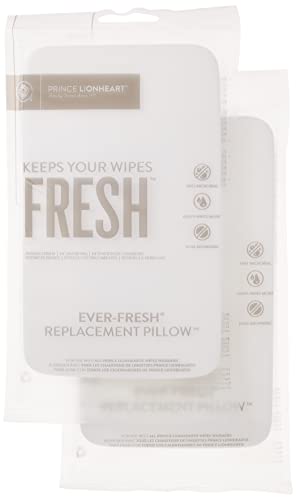Prince Lionheart Ever-Fresh Replacement Pillows for Ultimate Wipes Warmer, 2 Count