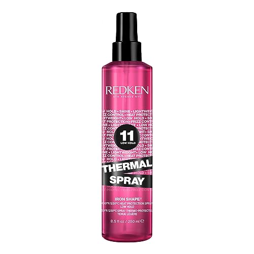 Redken Iron Shape 11 Thermal Holding Spray | For All Hair Types | Protects & Repairs Hair For A Smooth Finish, 250 ml (Pack of 1)