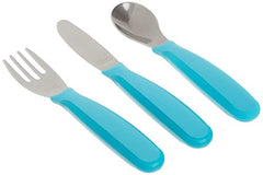 NUK Kid Cutlery Set, 3 Pack - Teal