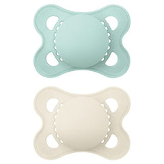 MAM Original Matte Pacifier (2 pack, 1 Sterilizing Pacifier Case), Pacifiers 0-6 Months, Unisex Baby Pacifier, Best Pacifiers for Breastfed Babies, Sterilizing Storage Case