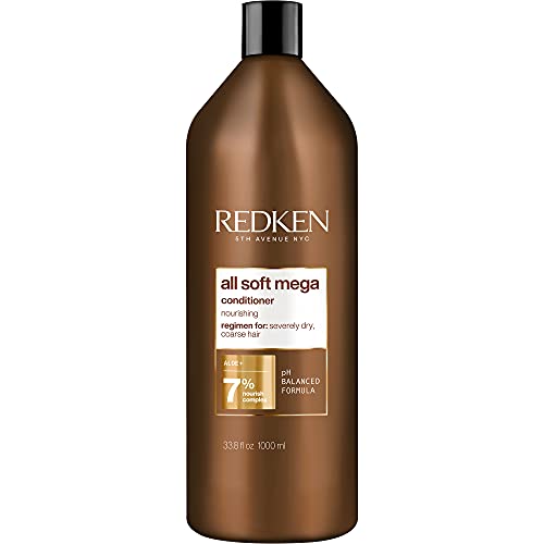 Redken Redken All Soft Mega Conditioner, 1 Liter/33.8 Oz, 33.8 ounces, 33.8 fluid_ounces (223959)