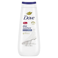 Dove Deep Moisture Body Wash for nourishing the driest skin gentle body cleanser that deeply moisturizes the skin 325 ml