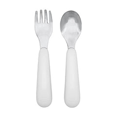 Oxo Tot On-The-go Fork & Spoon Set - Pink