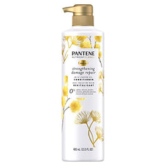 Pantene Sulfate Free Conditioner, Hair Strengthening Anti Frizz Damage Repair with Castor Oil, Safe for Color Treated Hair, Nutrient Blends, 400 mL