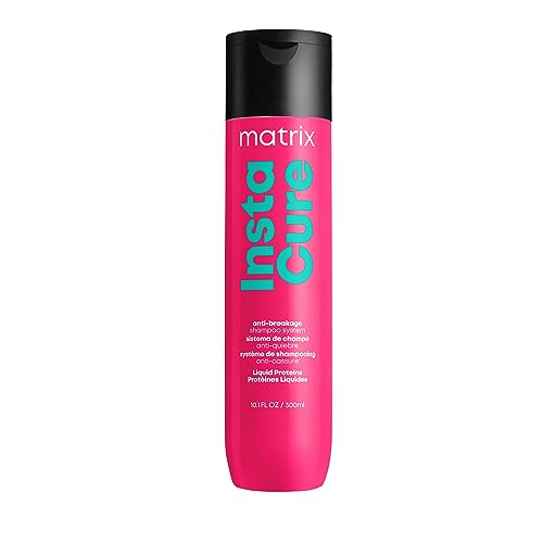 Matrix Instacure Anti-Breakage Shampoo, Repairs, Balances & Strengthens Hair, Reduces & Prevents Breakage & Frizz, For Dry, Damaged & Brittle Hair, 300ml (Packaging May Vary)