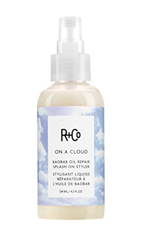 R+Co On A Cloud Baobab Oil Repair Splash-On Styler | Leave-On Masque for Repair, Smoothes + Fights Frizz | Vegan + Cruelty-Free | 4.2 fl. oz.