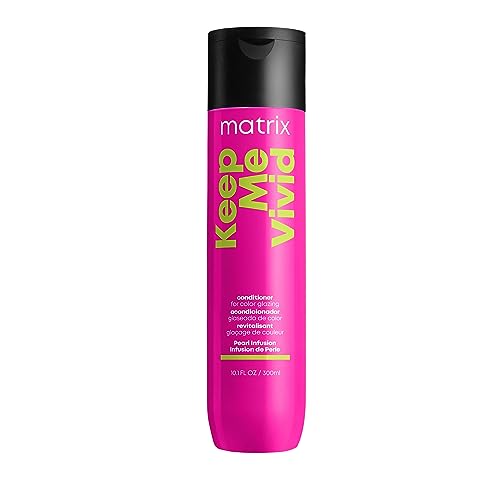 Matrix Keep Me Vivid Conditioner, Deeply Nourishes Hair & Prevents Fading, For Semi-Permanent and Color Treated Hair, Salon Conditioner, 300ml (Packaging May Vary)