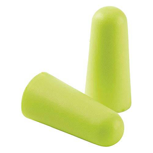 Sellstrom S23414 Foam Plug-Uncorded-10PR/BLS Pk, Standard, Hi/Viz Green (Pack of 10)