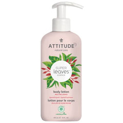 ATTITUDE Body Lotion, EWG Verified, Hypoallergenic, Plant and Mineral-Based Ingredients, Vegan and Cruelty-free Beauty and Personal Care Products, Red Vine Leaves, 473 ml