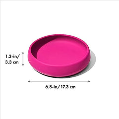 OXO Tot Silicone Plate Pink