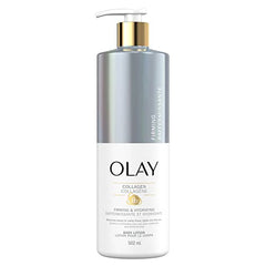 Olay Firming & Hydrating Body Lotion with Collagen and Vitamin B3, 502 mL Pump