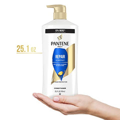 Pantene Shampoo, Conditioner And Hair Treatment Set, Repair & Protect For Damaged Hair, Safe For Color-Treated Hair (1,580 mL Total)