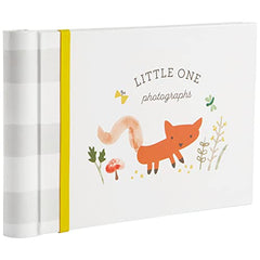 C.R. Gibson BP73-24546 Little One Woodland Small Gender Neutral Baby Brag Book Photo Album, 7.25" W x 4.5" L with 20 Pages, Multicolor