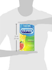 Durex Tropical Lubricated Condoms