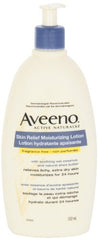 Aveeno Skin Relief Moisturizing Body Lotion With Natural Shea Butter & Triple Oat Complex, Unscented Moisturizer for Extra Dry, Itchy or Sensitive Skin, Fragrance Free, 532mL (Packaging May Vary)